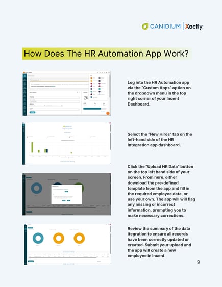 How does the HR automation app work?