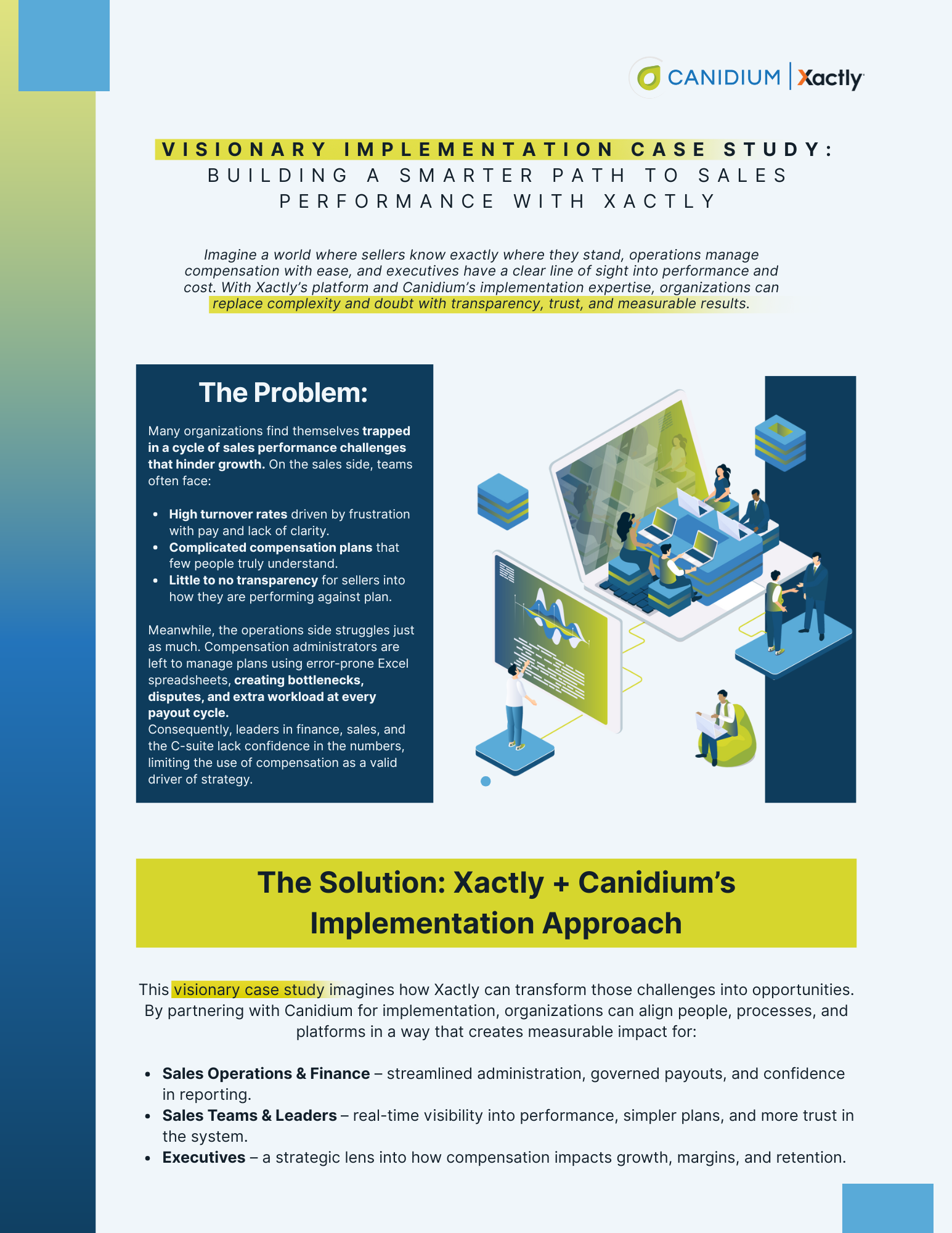 Visionary Implementation Case Study Building a Smarter Path to Sales Performance with Xactly